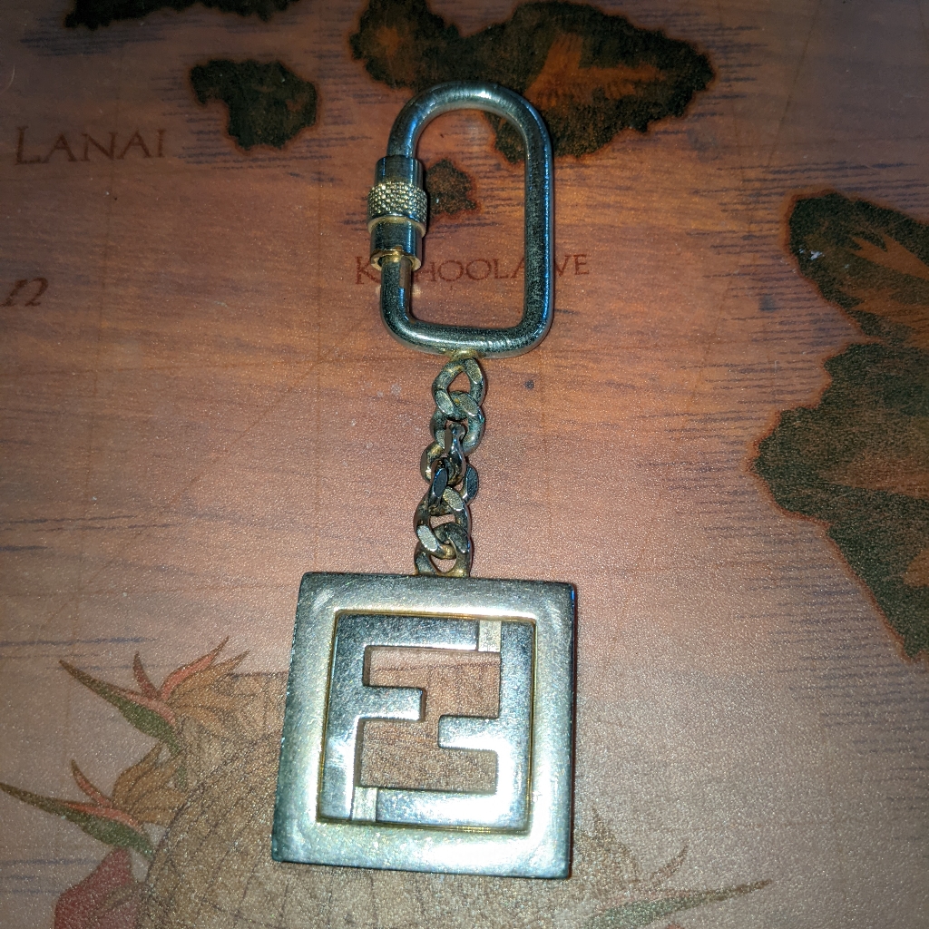 Authentic Vintage Fendi Keychain
